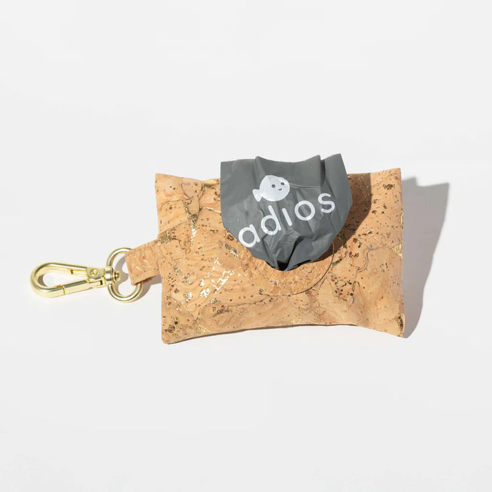 Handmade Cork Poo Bag Holder - Adios
