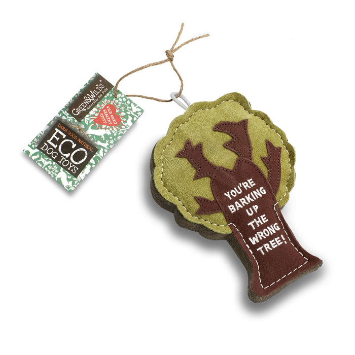 Barking Up The Wrong Tree Eco Toy - Green & Wilds