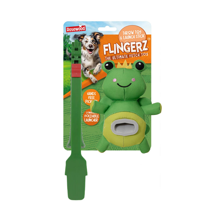 Flingerz Frog Throw Toy