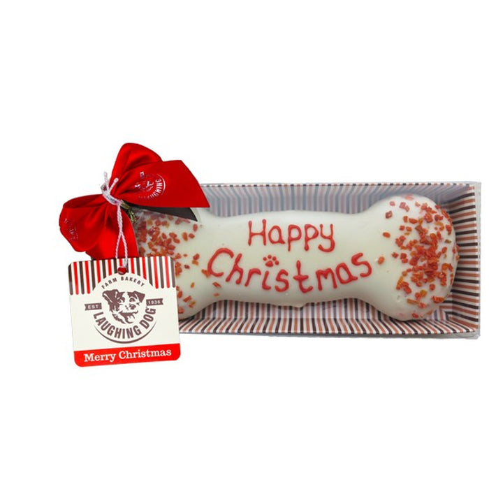 Laughing Dog Christmas Bone