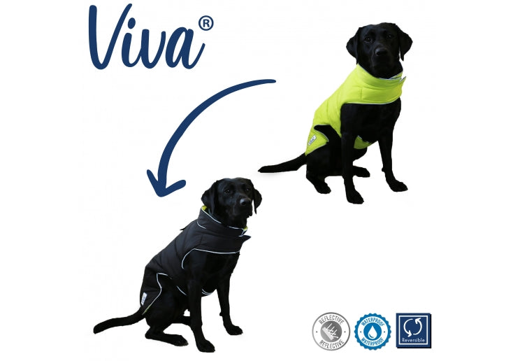 Viva Reversible Coat Black/Hi Vis