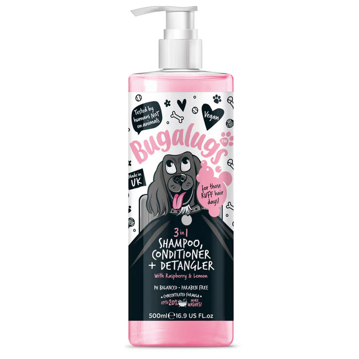 Bugalugs 3 in 1 Shampoo, Conditioner & Detangler