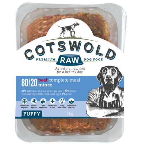 Puppy Beef Mince - Cotswold Raw