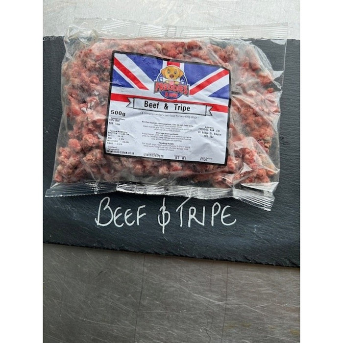 Beef & Tripe - Freddies Raw