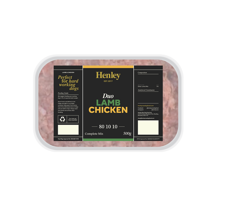 Lamb & Chicken - Henley Raw