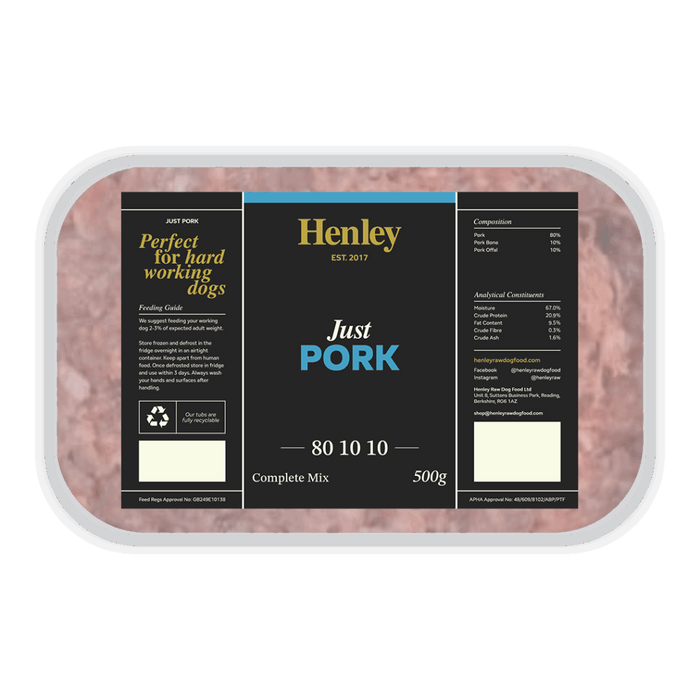 Just Pork 80-10-10 - Henley Raw