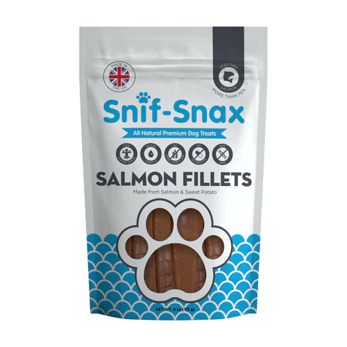Salmon & Sweet Potato Fillet Strips - Snif Snax