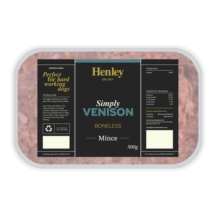 Simply Venison - Henley Raw