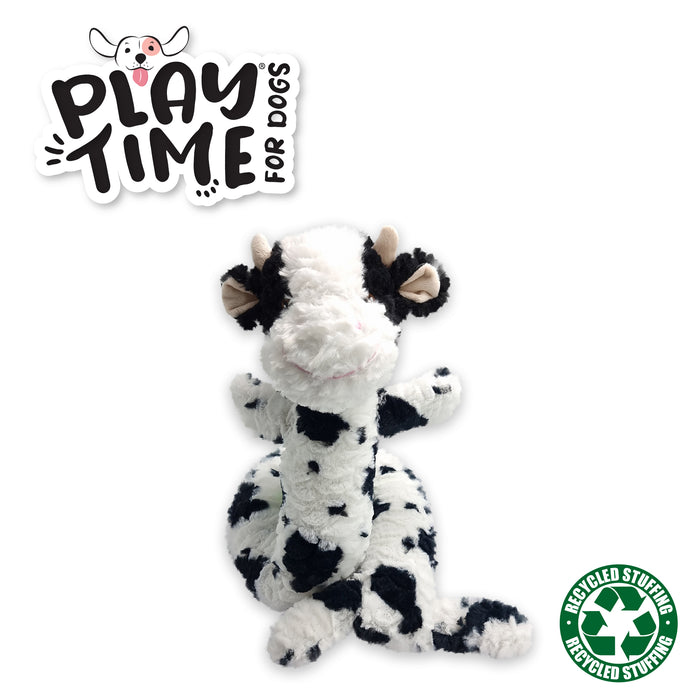 Ancol Cuddle Super Long Cow Toy