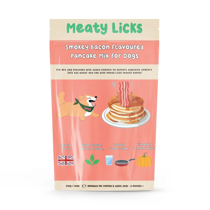 Meaty Licks Smokey Bacon Pancake Mix
