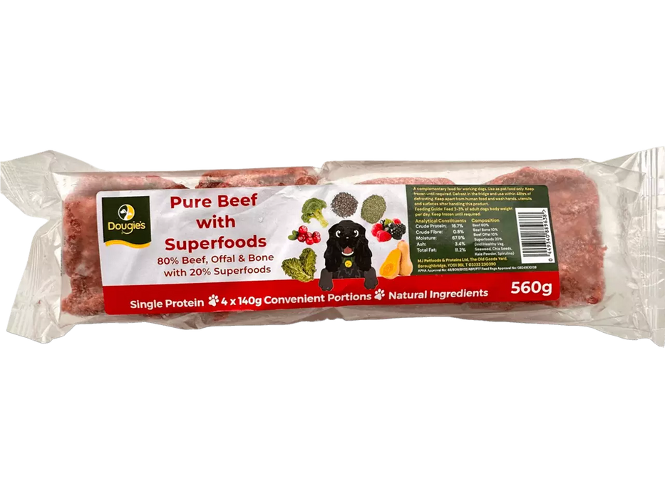 Pure Beef with Superfoods 80/20 - Dougie's