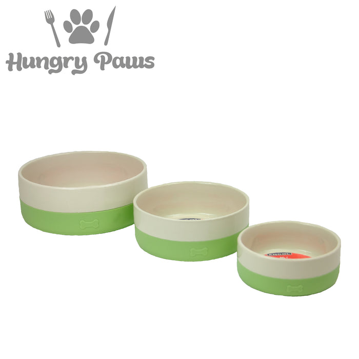Ceramic Bowl With Non-Slip Silicone Base