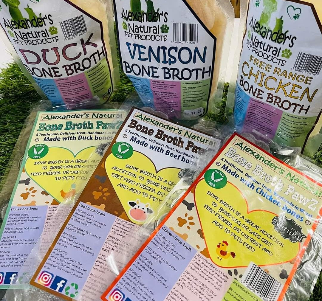 Bone Broth Pouch Alexander's Natural — Roar Pet Supplies