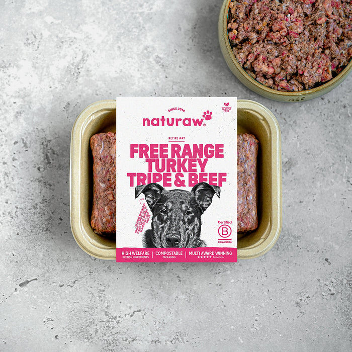 Free Range Turkey, Tripe & Beef - Naturaw
