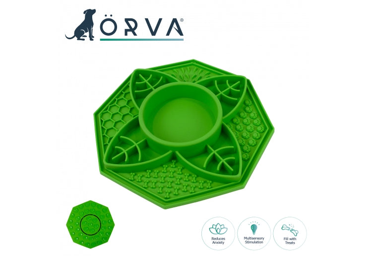 Orva Slow Feeder Leaf Design