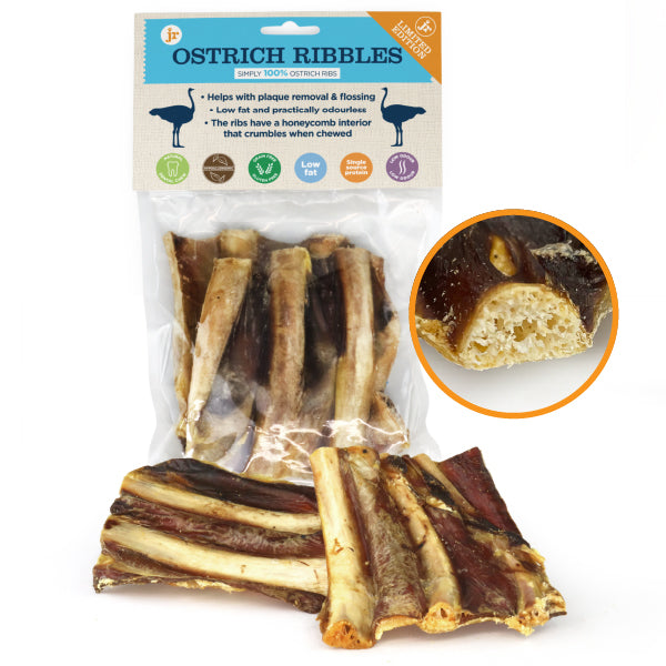 Ostrich Ribbles - JR Pet Products