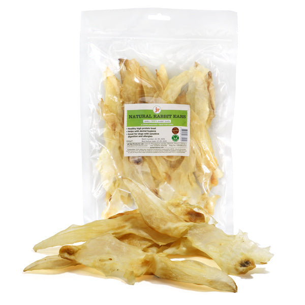 Natural Rabbit Ears - JR Pet Products