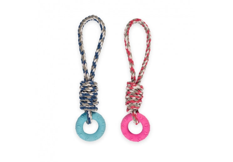 Small Bite Rope & Rings Toy