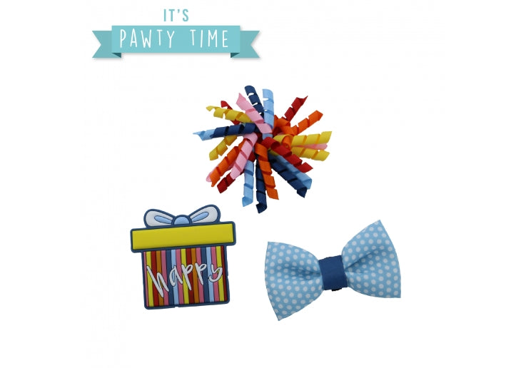 Pawty Stripe Present Accessory Set - Ancol