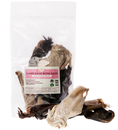 Lamb Ears with Hair - JR Pet Products