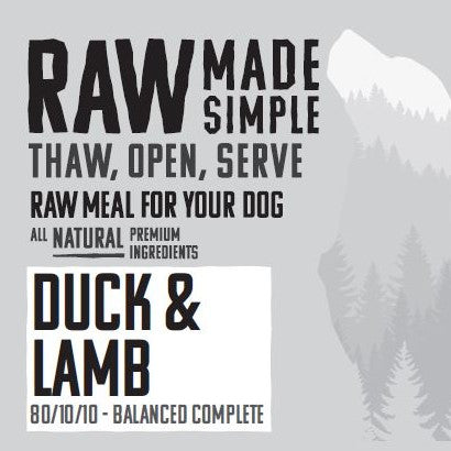 Duck & Lamb - Raw Made Simple