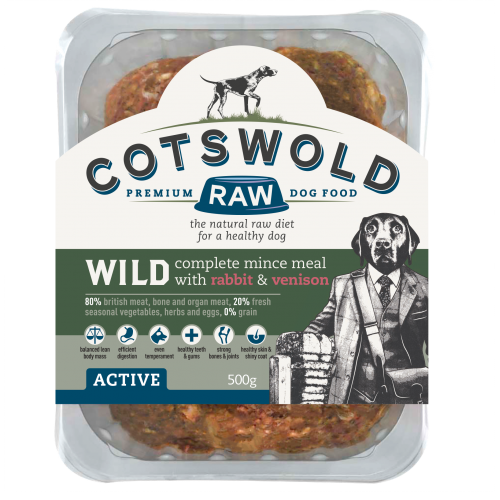 Wild Range with Rabbit & Venison 80/20 - Cotswold Raw