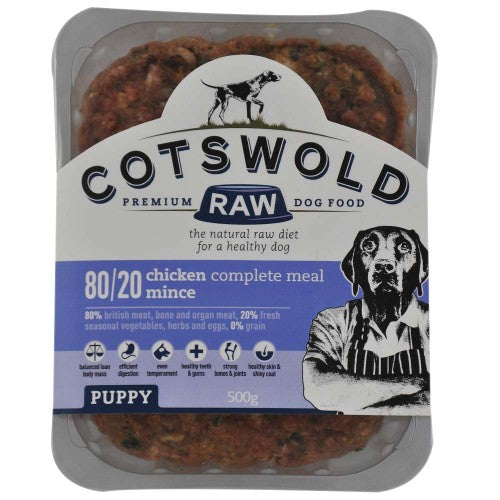 Puppy Chicken Mince - Cotswold Raw