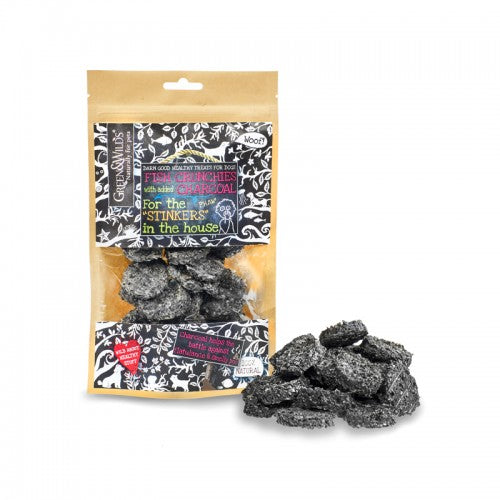 Fish Crunchies with Charcoal - Green & Wilds