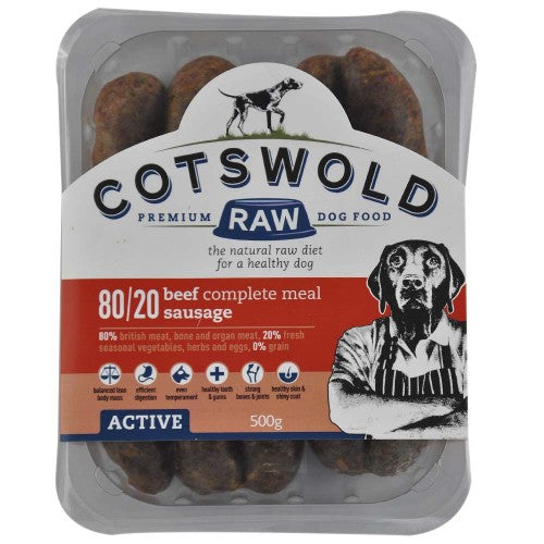 Beef Sausages 80/20 Active - Cotswold