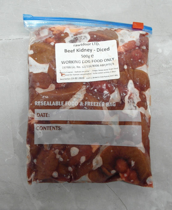 Beef Kidney Diced - Rawtdoor