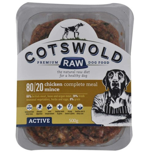 Chicken Mince 80/20 Active - Cotswold Raw