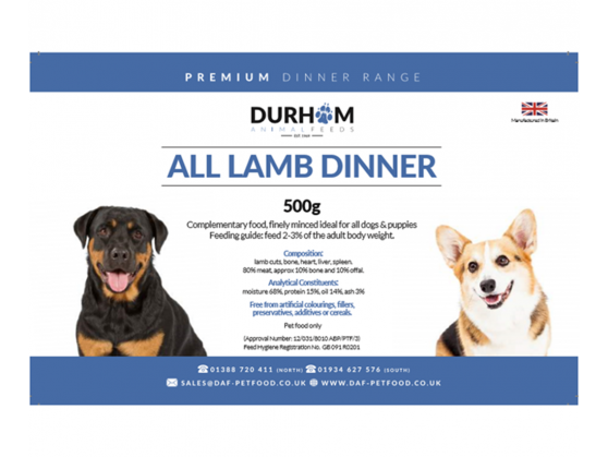 All Lamb Dinner - DAF