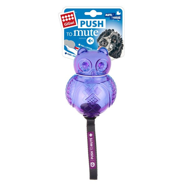 GiGwi Owl 'Push To Mute' Toy
